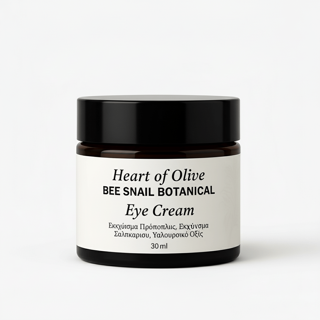 Bee Snail Botanical Eye Cream - Κρέμα Ματιών με Πρόπολη & Εκχύλισμα Σαλιγκαριού 30ml - Heart of olive