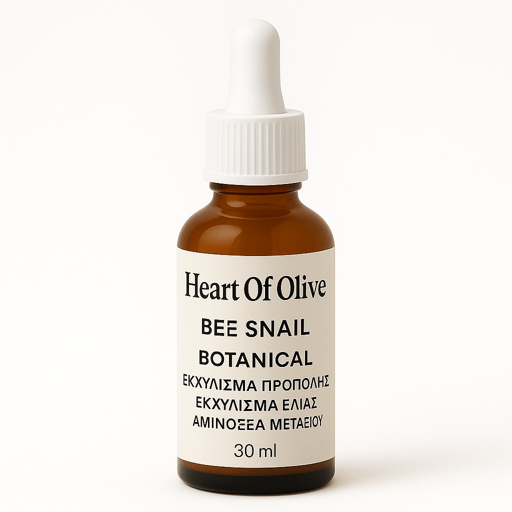 Bee Snail Botanical Serum - Πρόπολη, Σαλιγκάρι & Υαλουρονικό Οξύ | Heart of Olive - Heart of olive