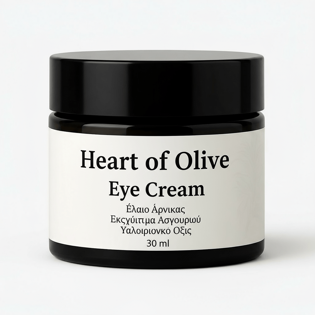 Eye Cream - Κρέμα Ματιών με Έλαιο Άρνικας & Υαλουρονικό Οξύ 30ml - Heart of olive