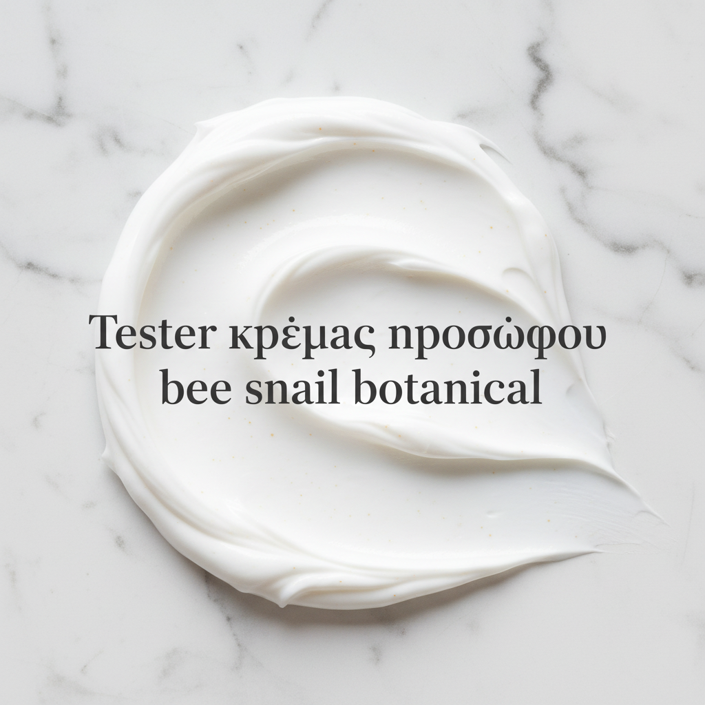 Δείγμα κρέμας προσώπου Bee Snail Botanical