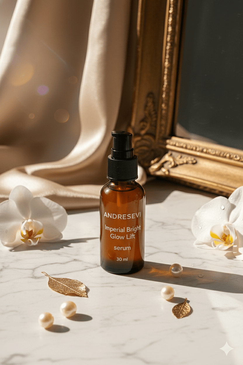 Imperial Bright Glow Lift Serum - Αντιγηραντικός Ορός Λάμψης | Andresevi - Heart of olive