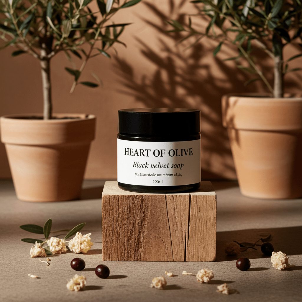 κρέμα προσώπου - ορός - κρέμα ματιών - σαπούνι bee snail botanical - Heart of olive