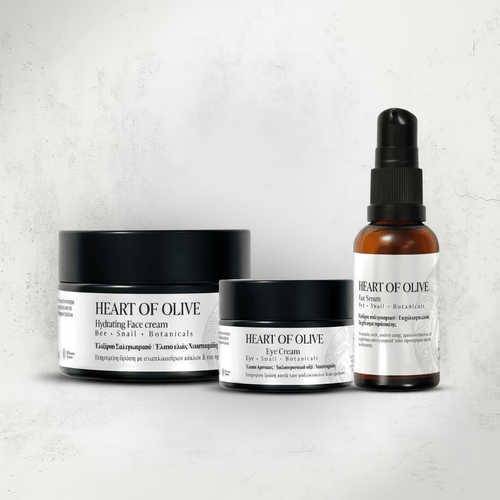 Σετ Bee Snail Botanical - Complete Anti-Aging Care Set - Heart of olive